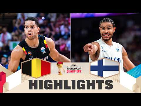Belgium 🇧🇪 v Finland 🇫🇮 | Highlights | FIBA Basketball World Cup 2027 European Qualifiers