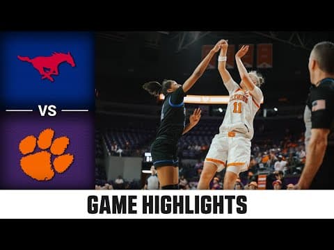 SMU vs. Clemson Game Highlights | 2025-26 ACC Women's Basketball