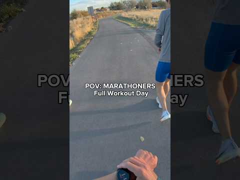 FULL Workout day #running #marathon #athletics #crosscountry