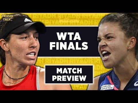 Pegula vs Paolini | WTA Finals 2025 | Tennis Talk Preview & Prediction