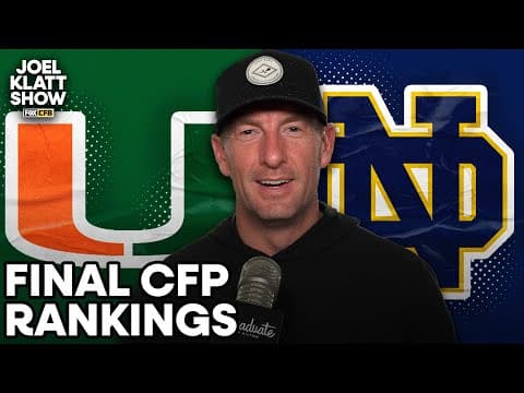 Indiana upsets Ohio State & Notre Dame is left out of the Playoff: did the Committee get it right?