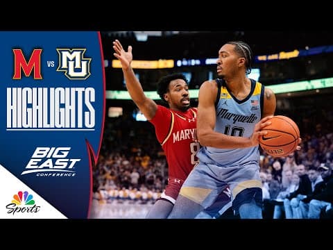 Maryland vs. Marquette | COLLEGE BASKETBALL HIGHLIGHTS | 11/15/25 | NBC Sports