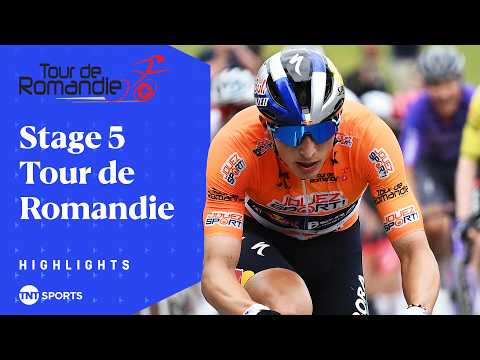 EXCEPTIONAL DISPLAY! 💪 | Men's 2026 Tour de Romandie Stage 5 Race Highlights | TNT Sports Cycling