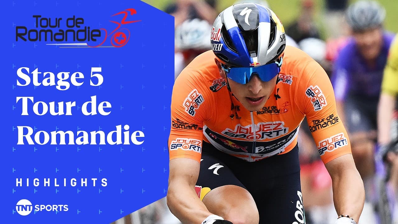 EXCEPTIONAL DISPLAY! 💪 | Men's 2026 Tour de Romandie Stage 5 Race Highlights | TNT Sports Cycling