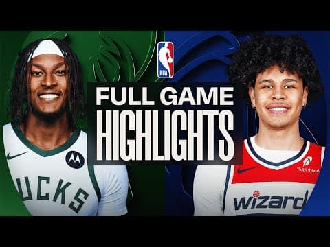 BUCKS at WIZARDS | FULL GAME HIGHLIGHTS | January 29, 2026
