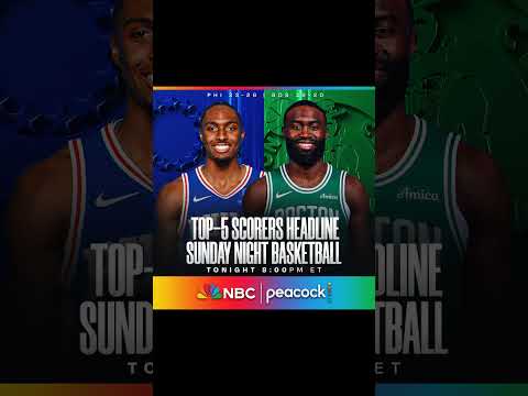 It's a SUNDAY NIGHT BASKETBALL scoring showdown 🔥

Tyrese Maxey: 29.1 PPG
Jaylen Brown: 29.1 PPG

Si