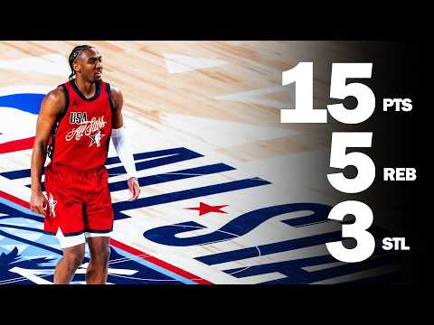 Tyrese Maxey Helps Lead Team Stars to All-Star Game Championship