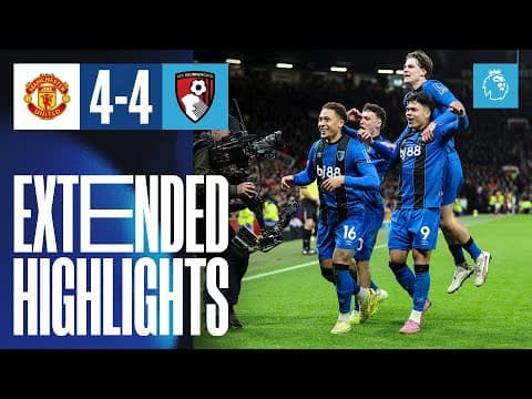An INCREDIBLE match for the ages | Manchester United 4-4 AFC Bournemouth