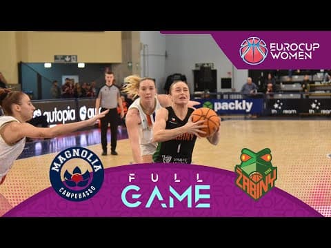 LIVE - Magnolia Basket Campobasso v Zabiny Brno | EuroCup Women 2025-26 | Regular Season