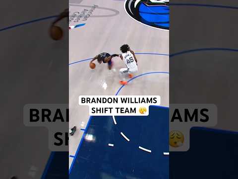 Brandon Williams tween cross to the nice lay up 😮‍💨