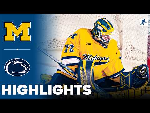 Michigan vs Penn State | NCAA College Hockey | Highlights - February 14, 2026