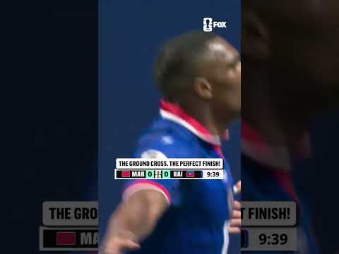 HAITI SCORES ITS FIRST GOAL OF THE TOURNAMENT