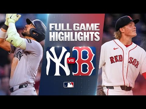 YANKEES vs. RED SOX: Official Full Game Highlights (June 25) | 2026 MLB Season