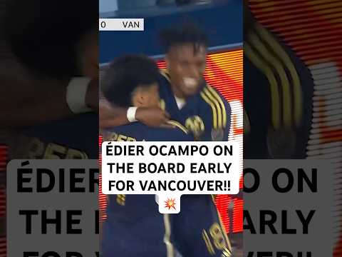 Ocampo JUST 90 SECONDS IN ⏰ for Vancouver!!