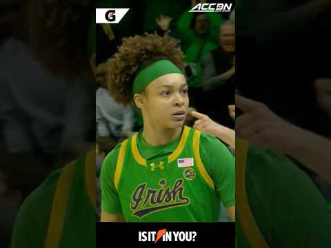 OH MY HANNAH HIDALGO 🤯#notredame #collegebasketball #basketball #accbasketball #collegesports