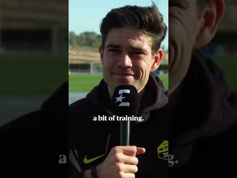 Wout van Aert’s already back on the bike - his determination is awe inspiring 🫡