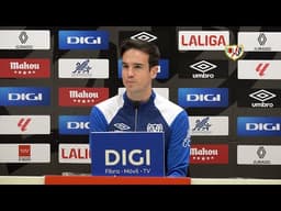 Íñigo Pérez en la previa del Rayo Vallecano - Real Oviedo