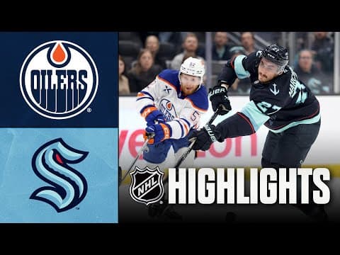 NHL Highlights | Oilers vs. Kraken | October 01, 2025