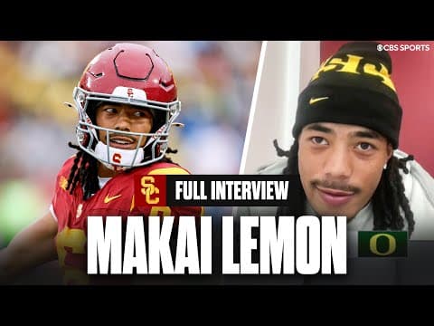 Makai Lemon lists his USC Mount Rushmore wide receivers, reveals who he models his game after 👀