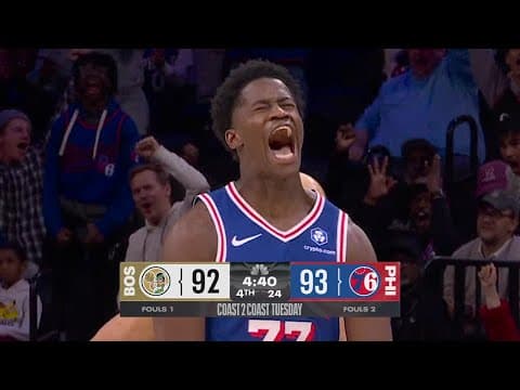 Final 5:29 INSANE ENDING 76ers vs Celtics | November 11, 2025