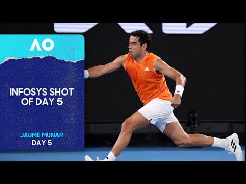 Sensation Lob! | Infosys Shot of Day 5 | Australian Open 2026