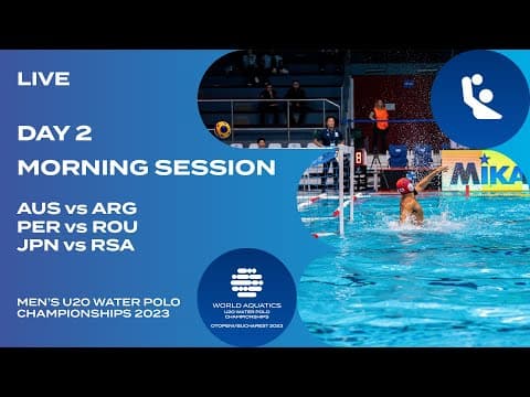 Day 2 | Morning Session | World Aquatics Men’s U20 Water Polo Championships 2023