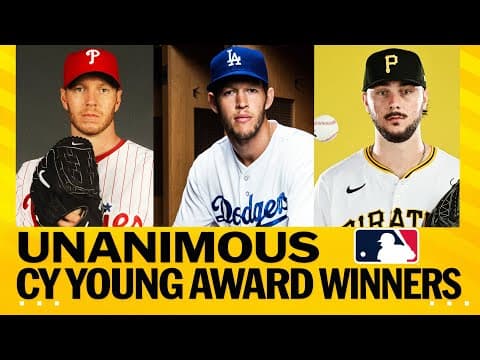 EVERY UNANIMOUS Cy Young winner in MLB history! (Ft. Skenes, Kershaw, Halladay, and MORE! 🤩)