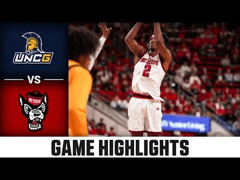 UNC Greensboro vs. NC State Game Highlights | 2025-26 ACC Men's Basketball