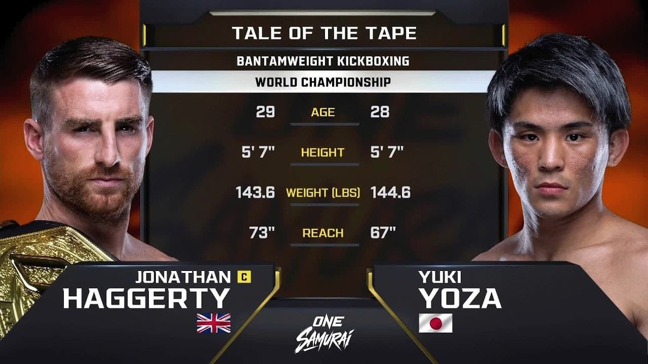 Jonathan Haggerty vs. Yuki Yoza | ONE SAMURAI 1 | Full Fight Replay