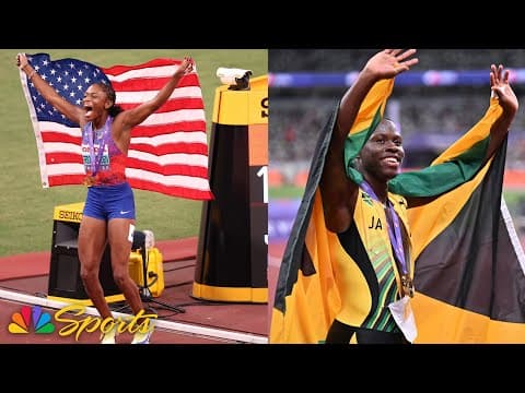 First-time world champions outshine stacked fields in the 100m at 2025 Worlds | NBC Sports