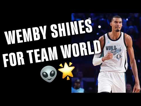 Victor Wembanyama Shines for Team World in NBA All-Star Game