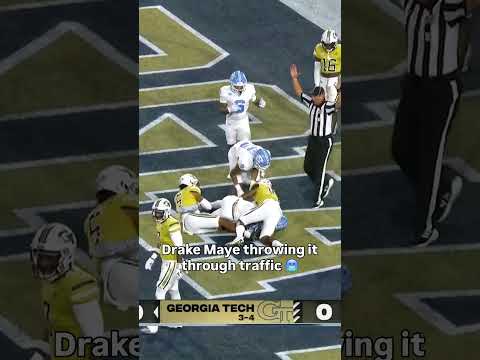 Timing is everything 🔥 #unc #accfootball #collegefootball