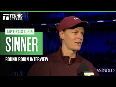 Jannik Sinner on Emotions of Playing at Home in Turin | 2025 ATP Finals