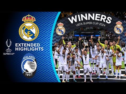 Real Madrid vs. Atalanta: Extended Highlights | UEFA Super Cup | CBS Sports Golazo