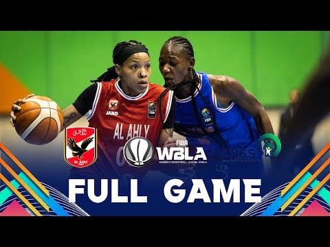 LIVE - Al Ahly Sporting Club v C.N.S.S. | FIBA Women Basketball League Africa 2025