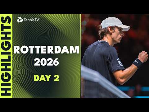 De Minaur, Fils, Griekspoor Feature | Rotterdam 2026 Day 2 Highlights