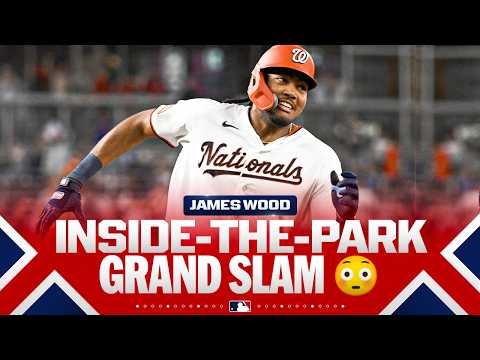 INSIDE-THE-PARK GRAND SLAM for James Wood!!!! 😳 | MLB Highlights