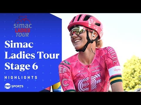 PERFECT ENDING! 👸 | Simac Ladies Tour 2025 Stage 6 Race Highlights | TNT Sports Cycling