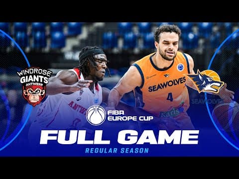 LIVE - Windrose Giants Antwerp v Rostock Seawolves | FIBA Europe Cup 2025-26 | Regular Season