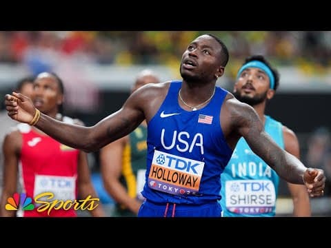 Grant Holloway's fourpeat hopes end in stunning semifinal elimination at worlds | NBC Sports