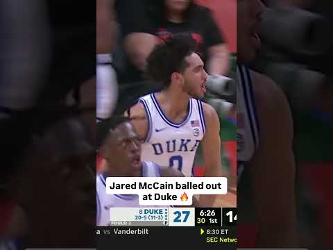 He really could do it all 🤩 #jaredmccain #duke #dukebasketball  #accbasketball #collegebasketball