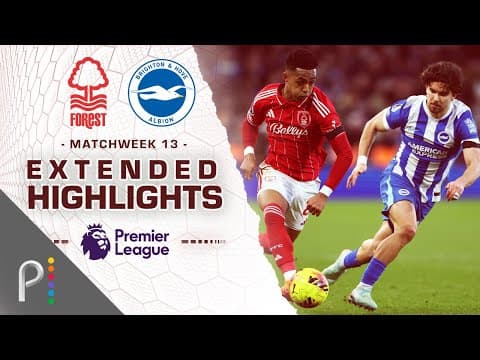 Nottingham Forest v. Brighton | PREMIER LEAGUE HIGHLIGHTS | 11/30/2025 | NBC Sports