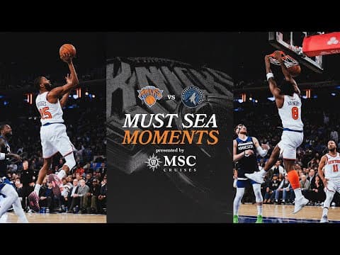 Knicks Win Against Minnesota Timberwolves At Madison Square Garden | November 5, 2025
