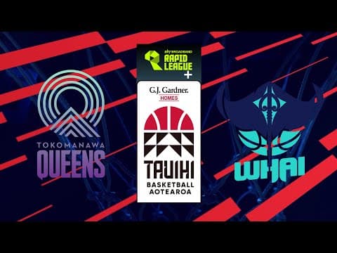 LIVE - Tokomanawa Queens v Whai | Tauihi Basketball Aotearoa 2025