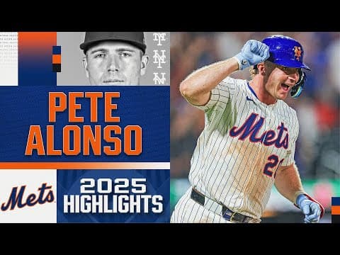 Pete Alonso became the Mets' all-time home run KING in 2025! 👑 (Full season highlights) 🐻‍❄️