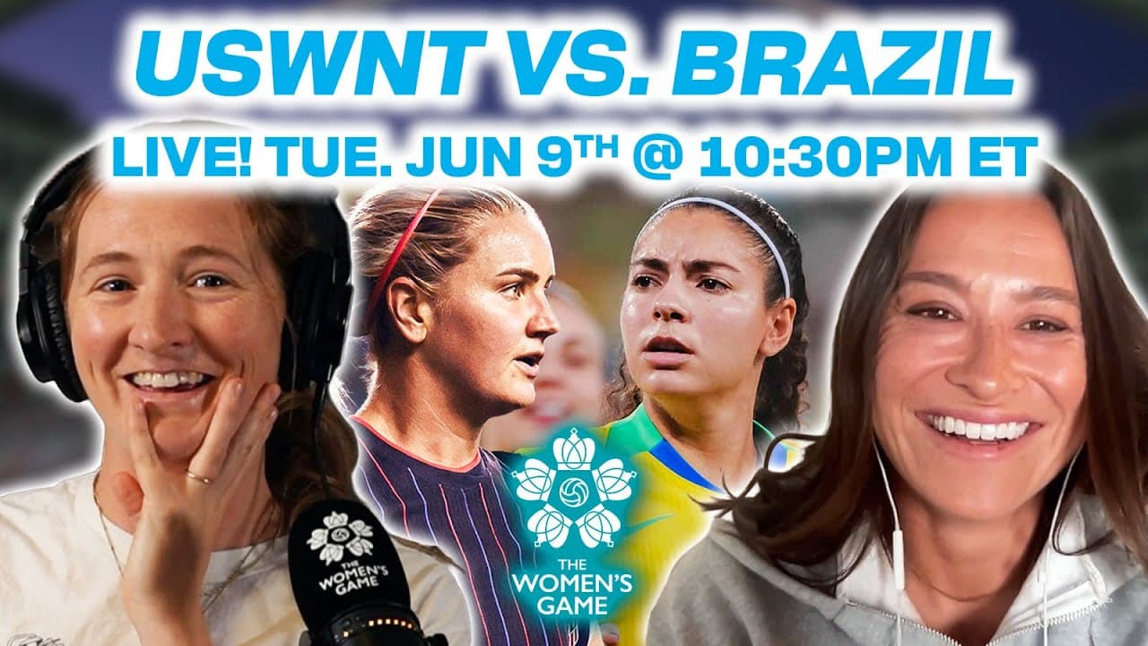USWNT vs. Brazil LIVE Post-match reactions w/ Sam Mewis & Ali Riley