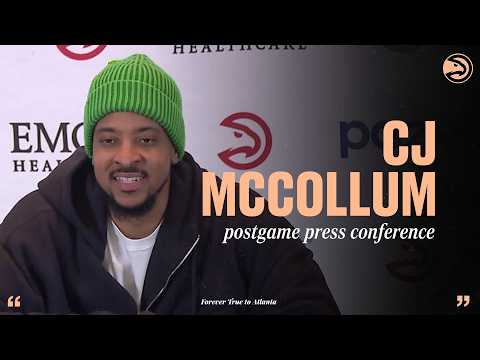 Hawks vs. Wizards Postgame Press Conference: CJ McCollum