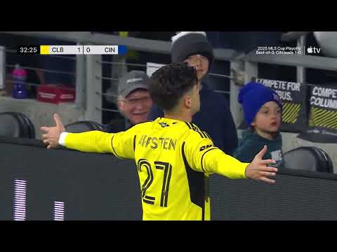 Max Arfsten COOL FINISH puts The Crew ahead in Game 2!