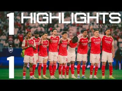 VALIANT PERFORMANCE IN THE CHAMPIONS LEAGUE FINAL | HIGHLIGHTS | PSG 1 - 1 Arsenal (4-3 on pens)