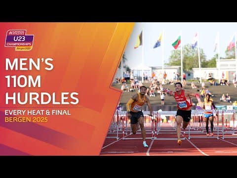 Diessl’s Charge! 🇦🇹 EVERY Heat & Final of the Men’s 110m Hurdles | Bergen 2025
